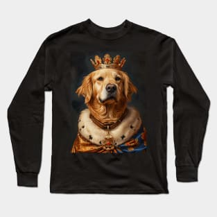 Golden Retriever The King Long Sleeve T-Shirt